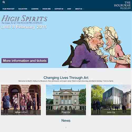 The Holburne Museum's website