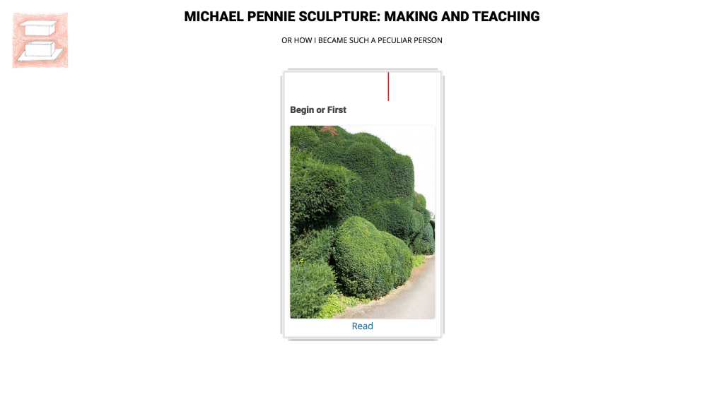 Michael Pennie - Making and Teaching or Why I Became Such a A Peculiar Person