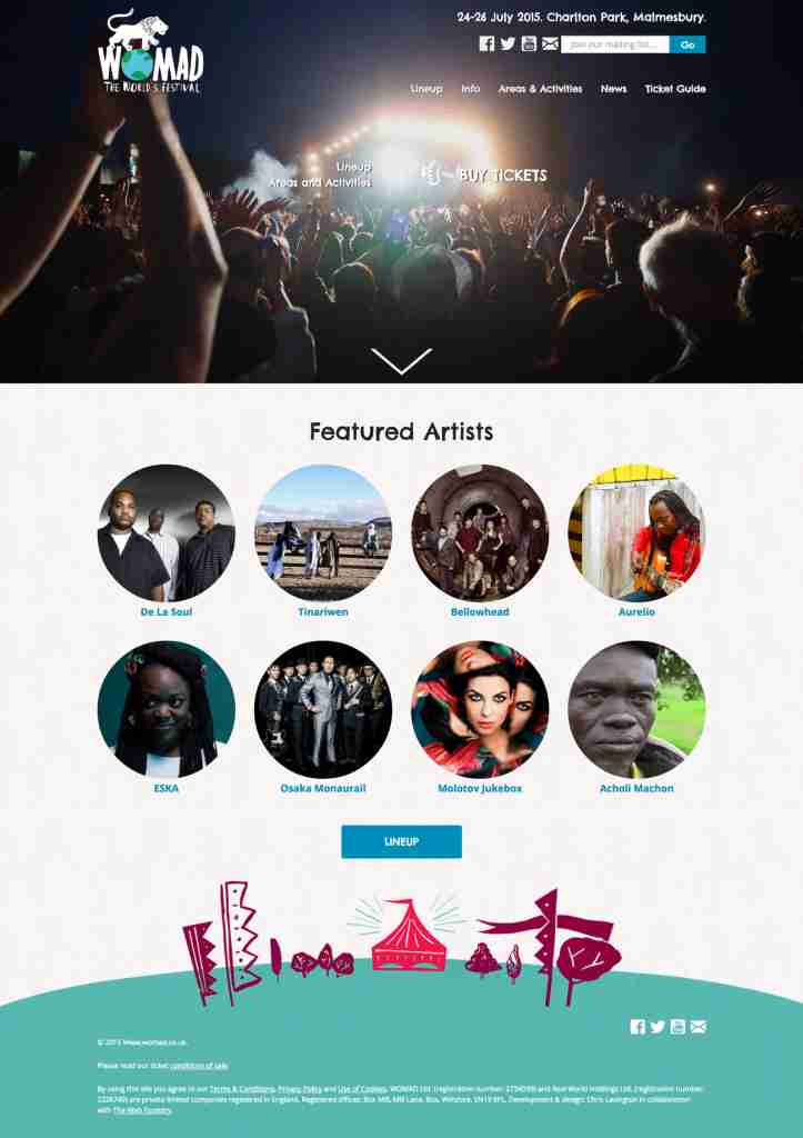WOMAD Festival - Home Page