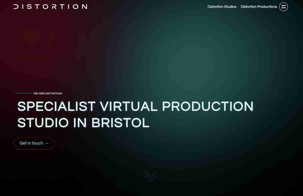 Distortion Studio home page